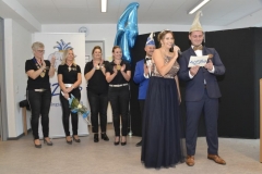 Das Prinzenpaar der Saison 2019/20 Simon I & Maike I hält seine Antrittsrede.