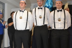 Drei neue Musketiere unter den Elferräten konnten "noch ohne Jacke" begrüßt werden.  Herzlich Willkommen an Tobias Fröhlich, Sven Nikodem und Benny Pawlitschek (v. l.).